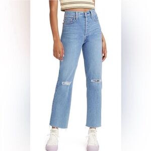Levi's Women's Ribcage Straight Ankle  Jeans 24x27